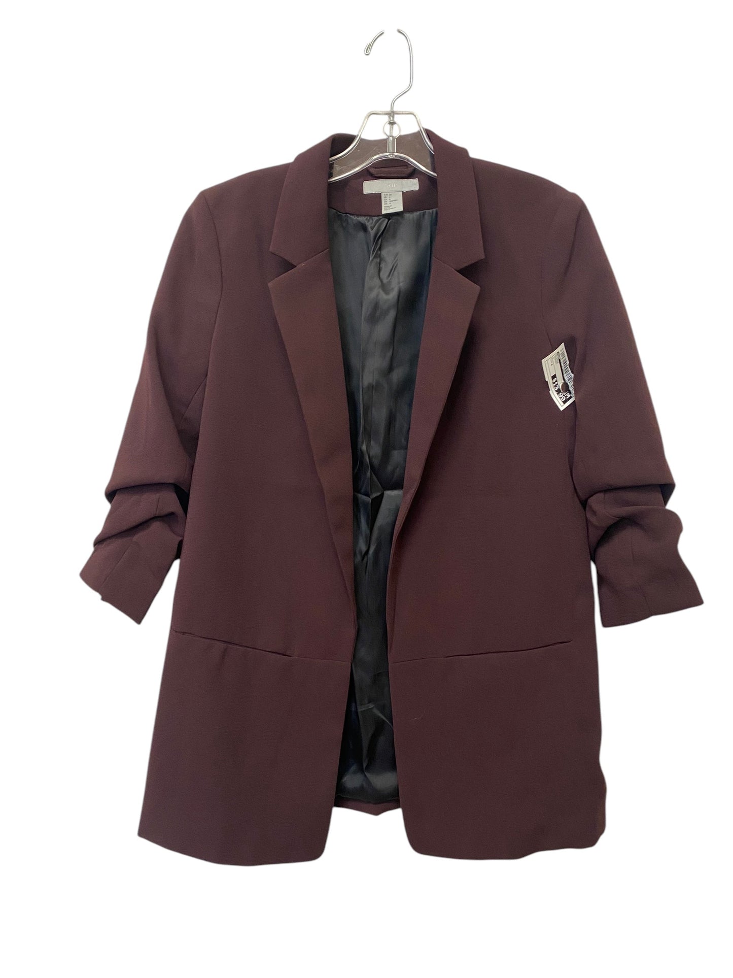 Blazer By H&m In Maroon, Size: 4