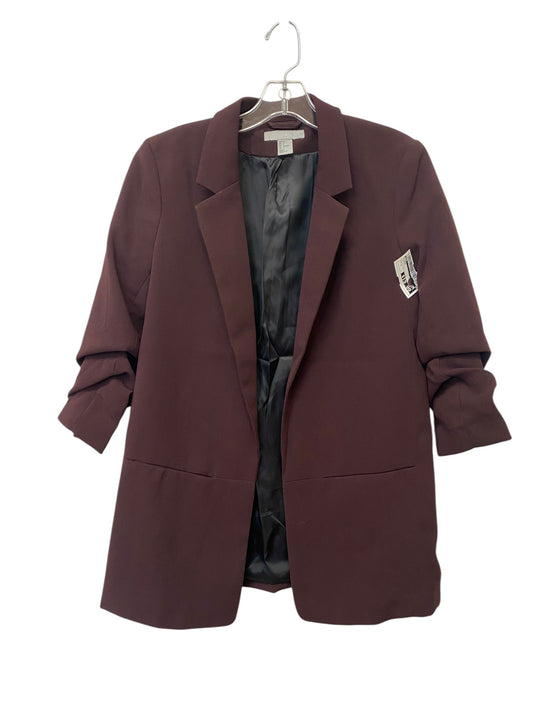 Blazer By H&m In Maroon, Size: 4