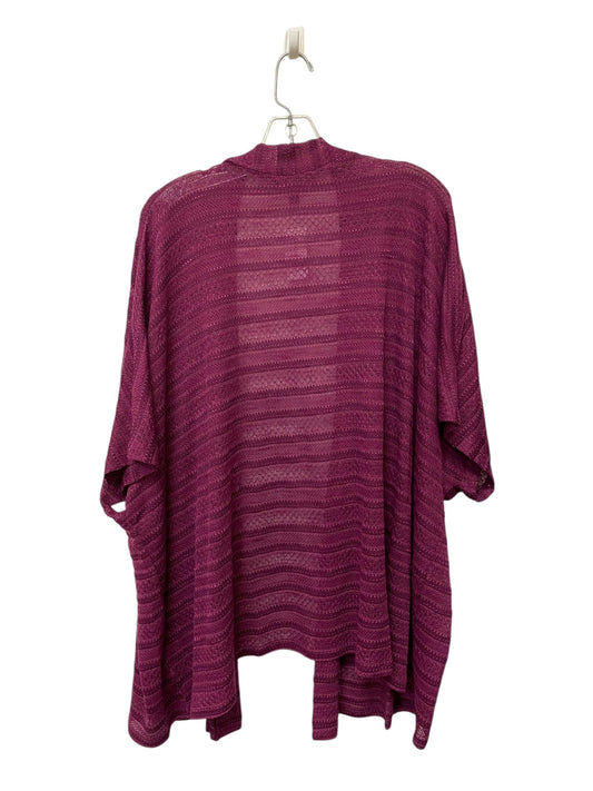 Cardigan By Lane Bryant In Purple, Size: 18
