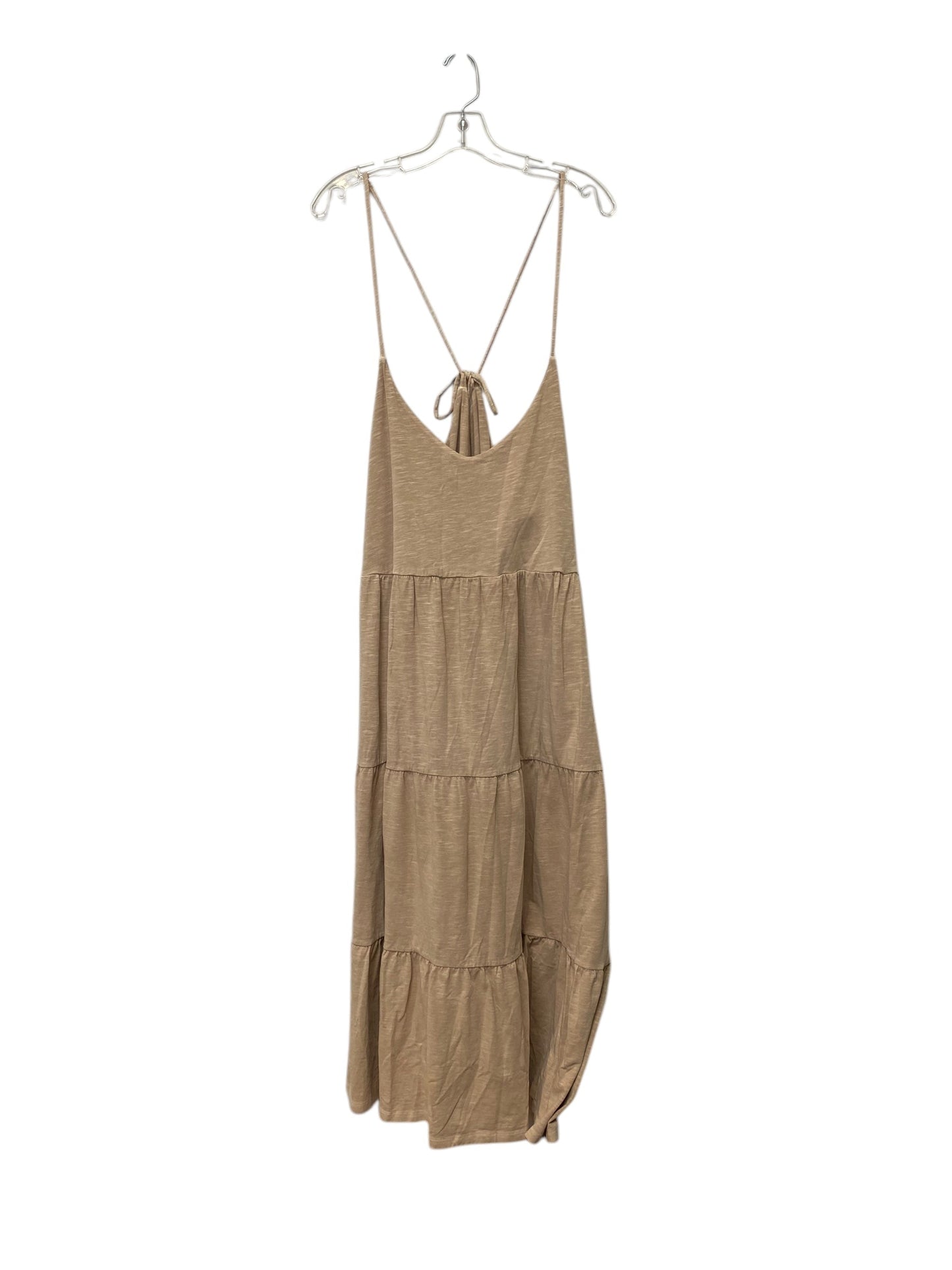 Dress Casual Maxi By Old Navy In Tan, Size: Xxl