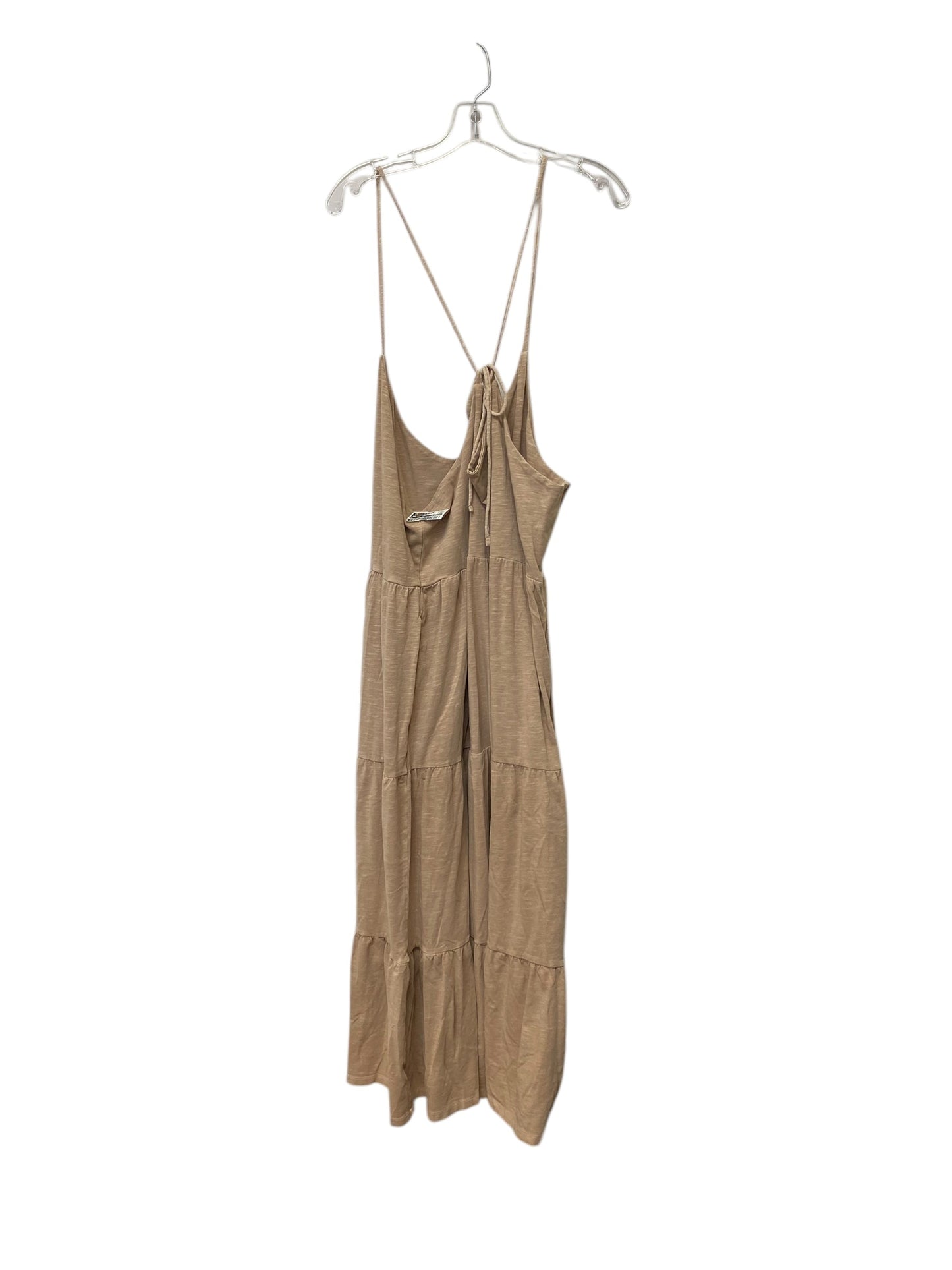 Dress Casual Maxi By Old Navy In Tan, Size: Xxl