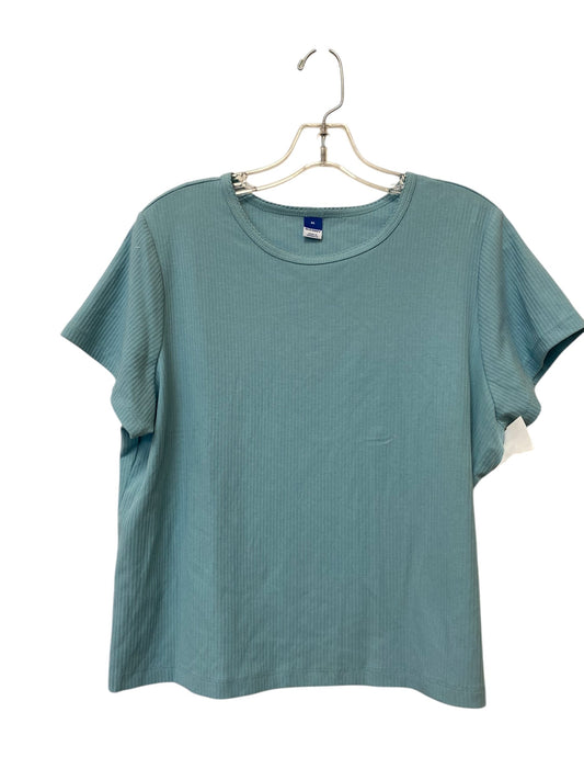 Top Short Sleeve Basic By Old Navy In Blue, Size: Xl