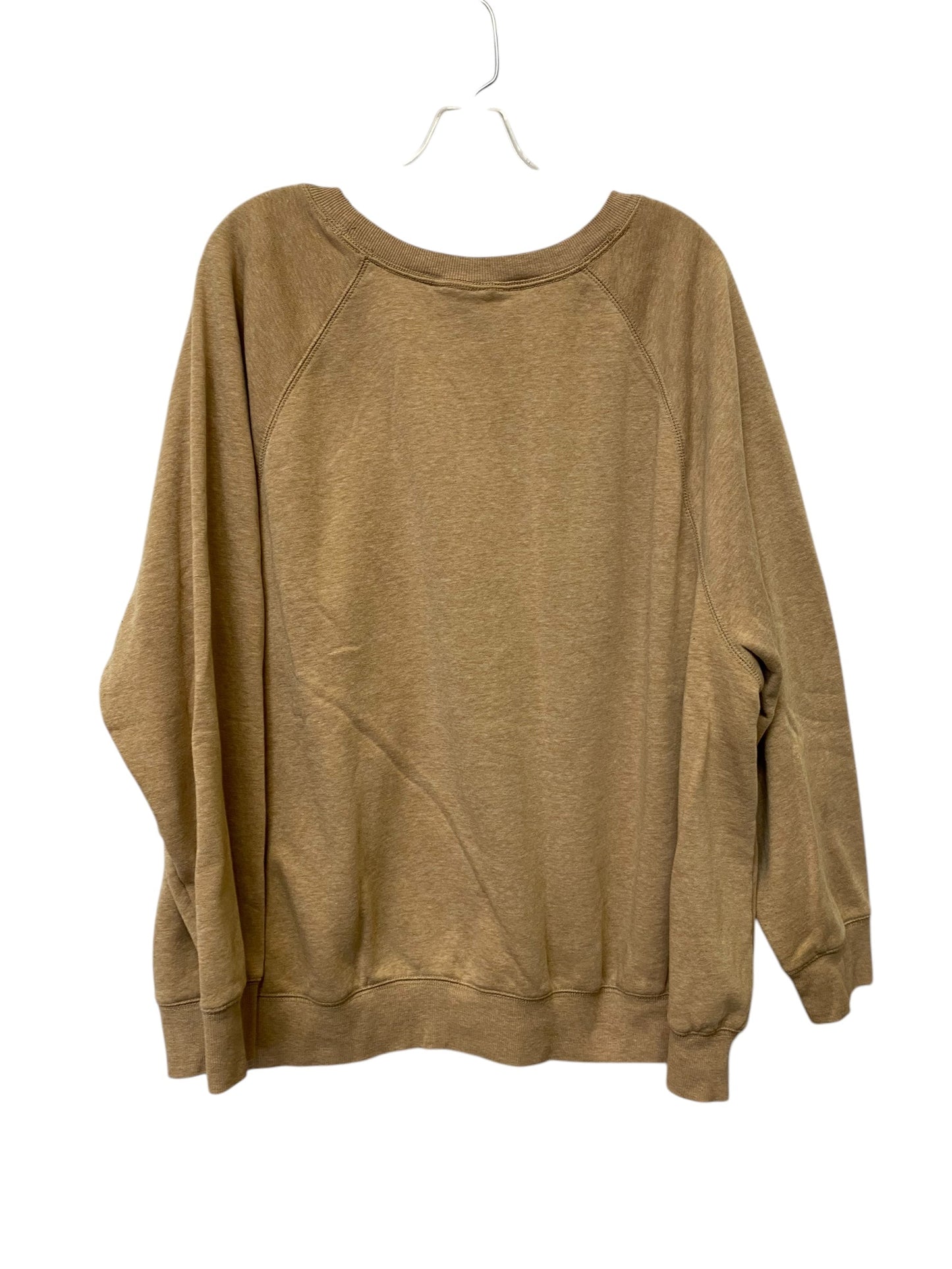 Sweatshirt Crewneck By Old Navy In Brown, Size: 3x