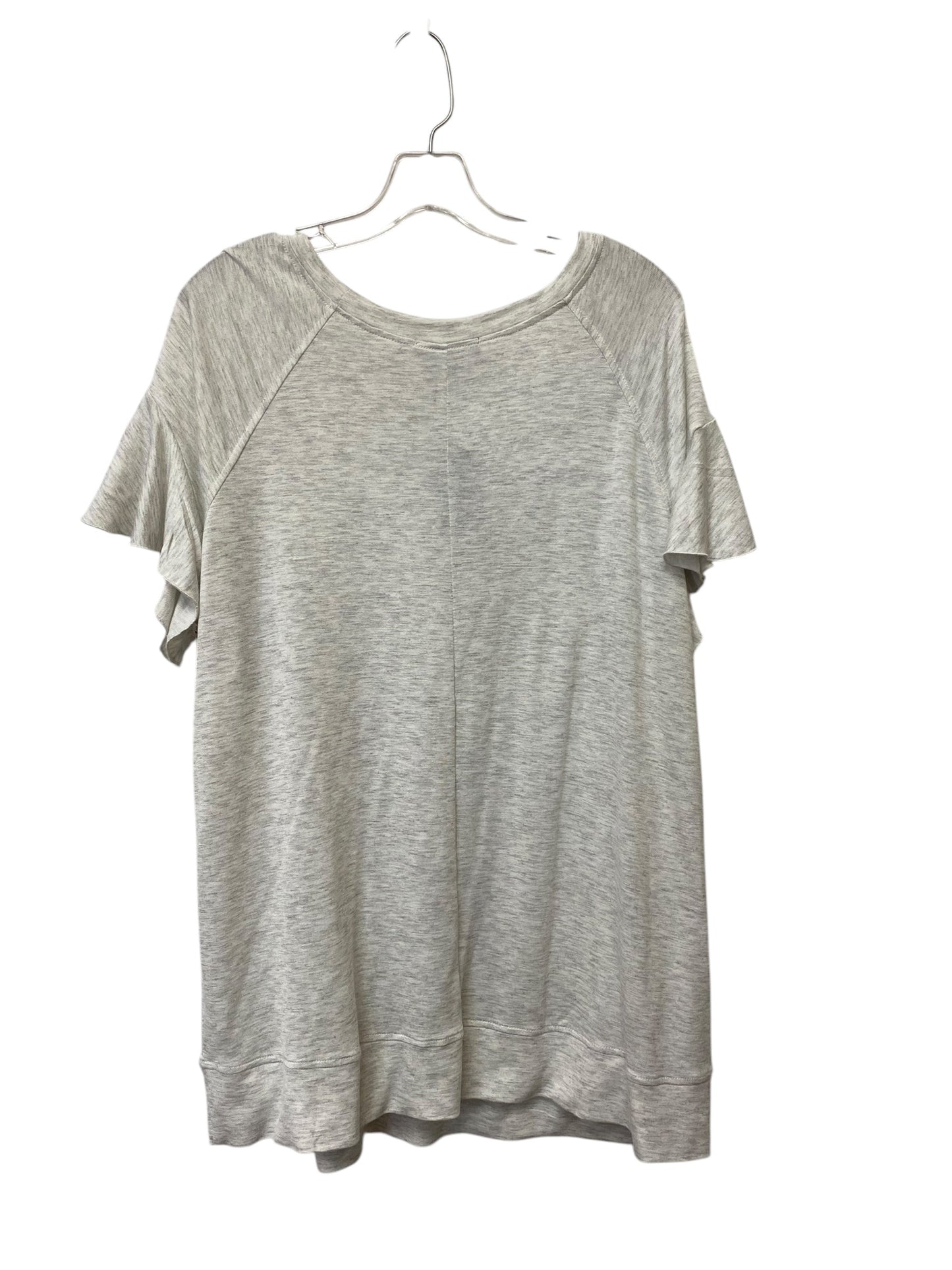 Top Short Sleeve By Lane Bryant In Grey, Size: 18