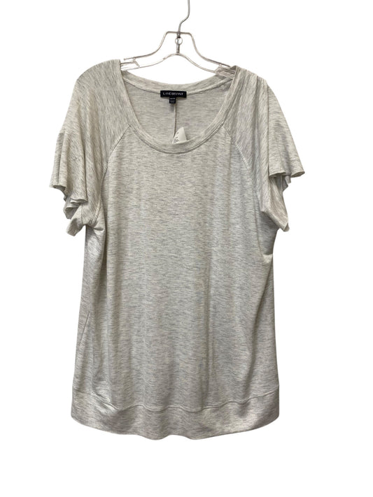 Top Short Sleeve By Lane Bryant In Grey, Size: 18