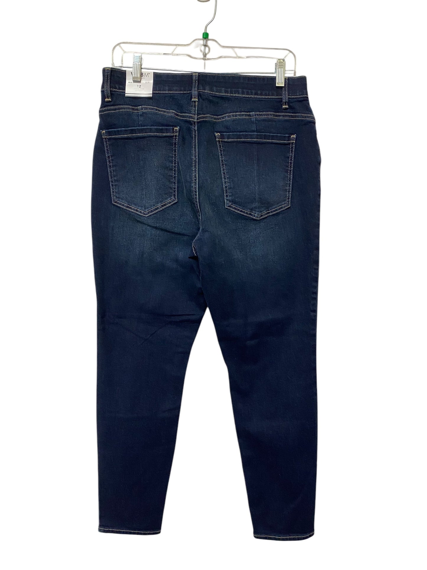 Jeans Skinny By White House Black Market In Blue Denim, Size: 12p