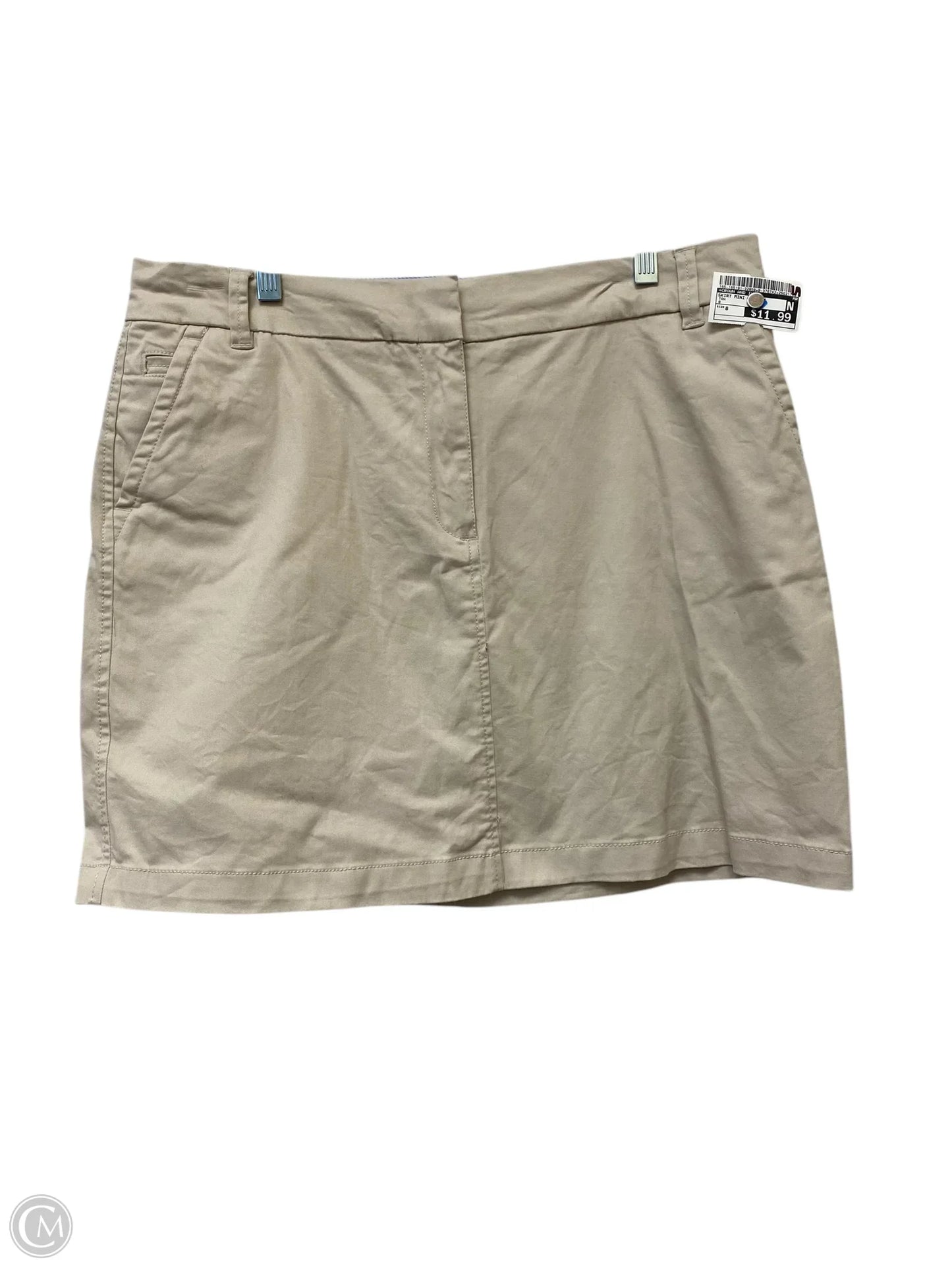 Skirt Mini & Short By Crown And Ivy In Tan, Size: 8