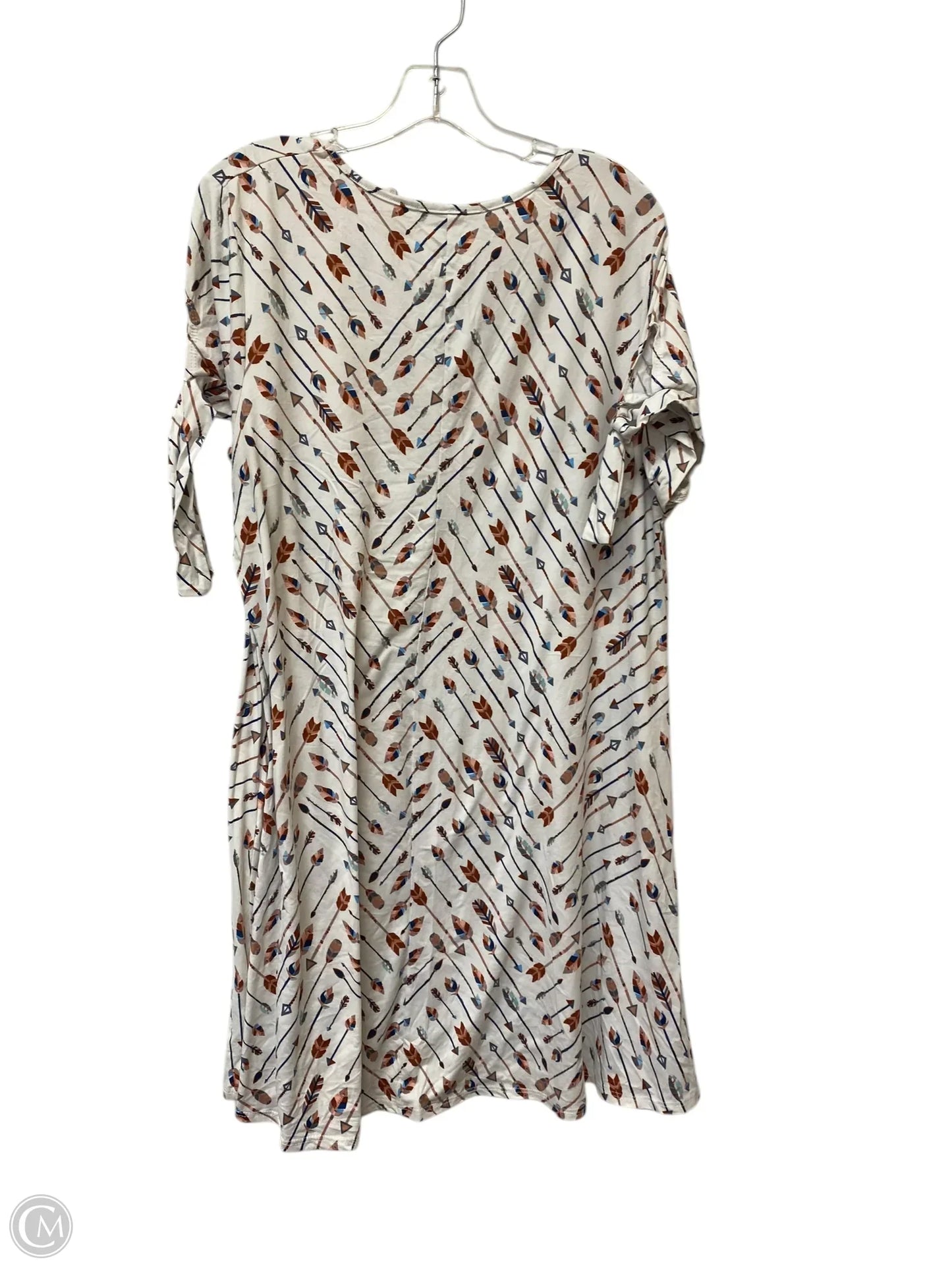 Tunic Short Sleeve By Vibe In Multi-colored, Size: 2x