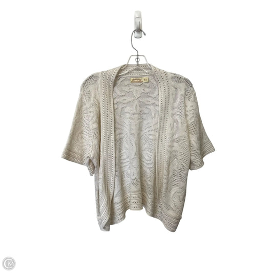 Cardigan By Faded Glory In Cream, Size: Xxl