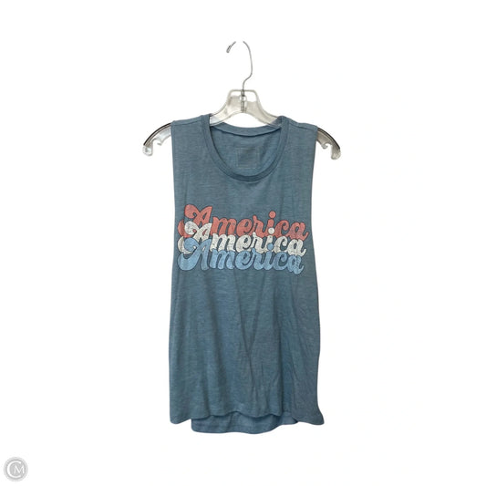 Top Sleeveless By Clothes Mentor In Blue, Size: S