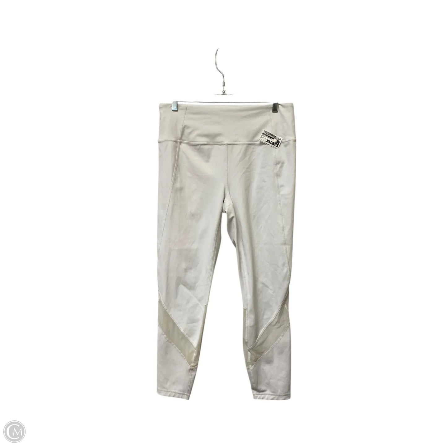 Athletic Leggings By Athleta In White, Size: L