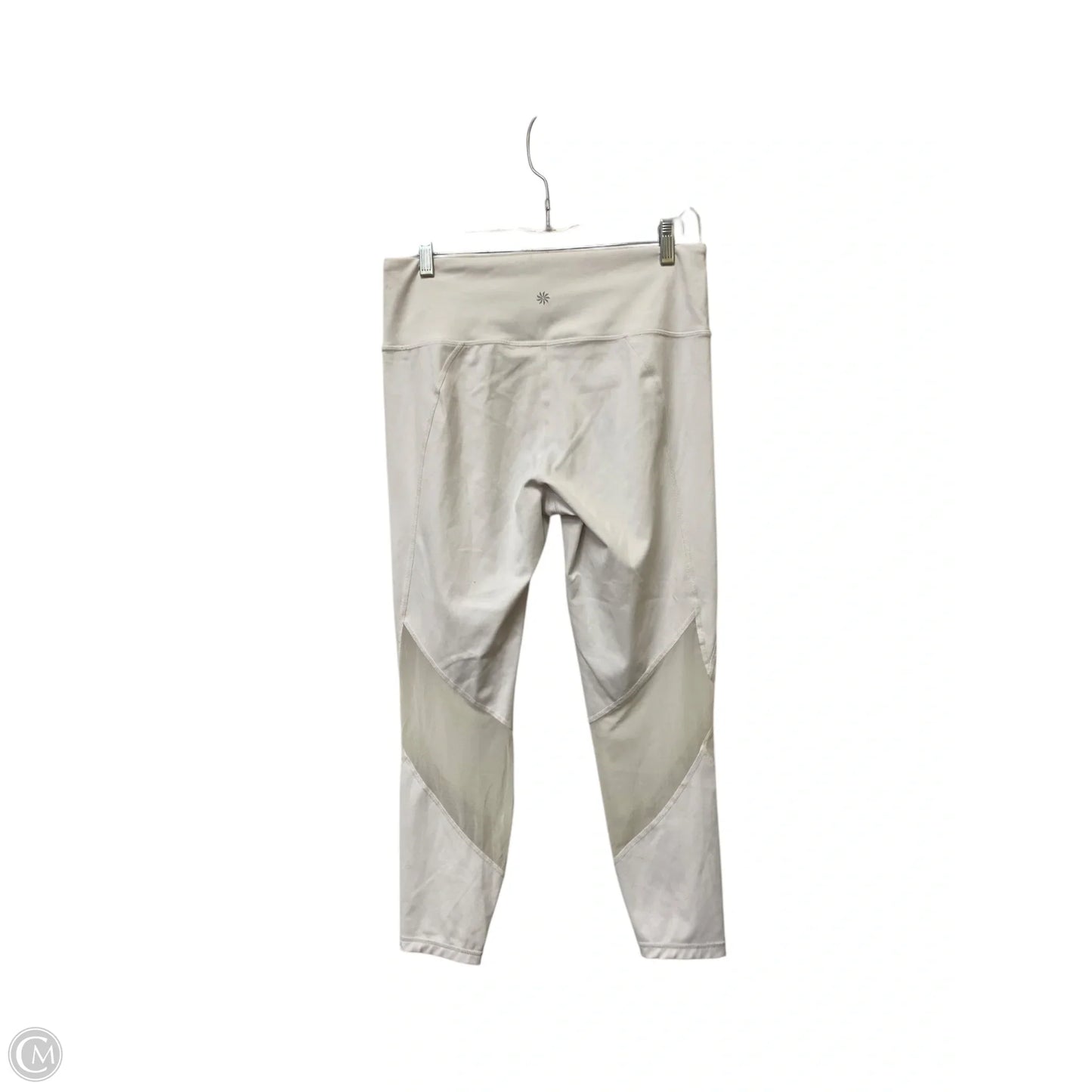 Athletic Leggings By Athleta In White, Size: L