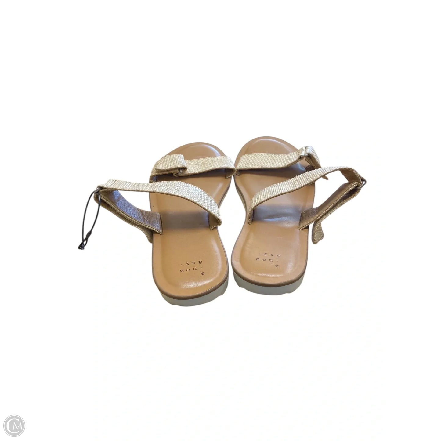 Sandals Flats By A New Day In Cream, Size: 11