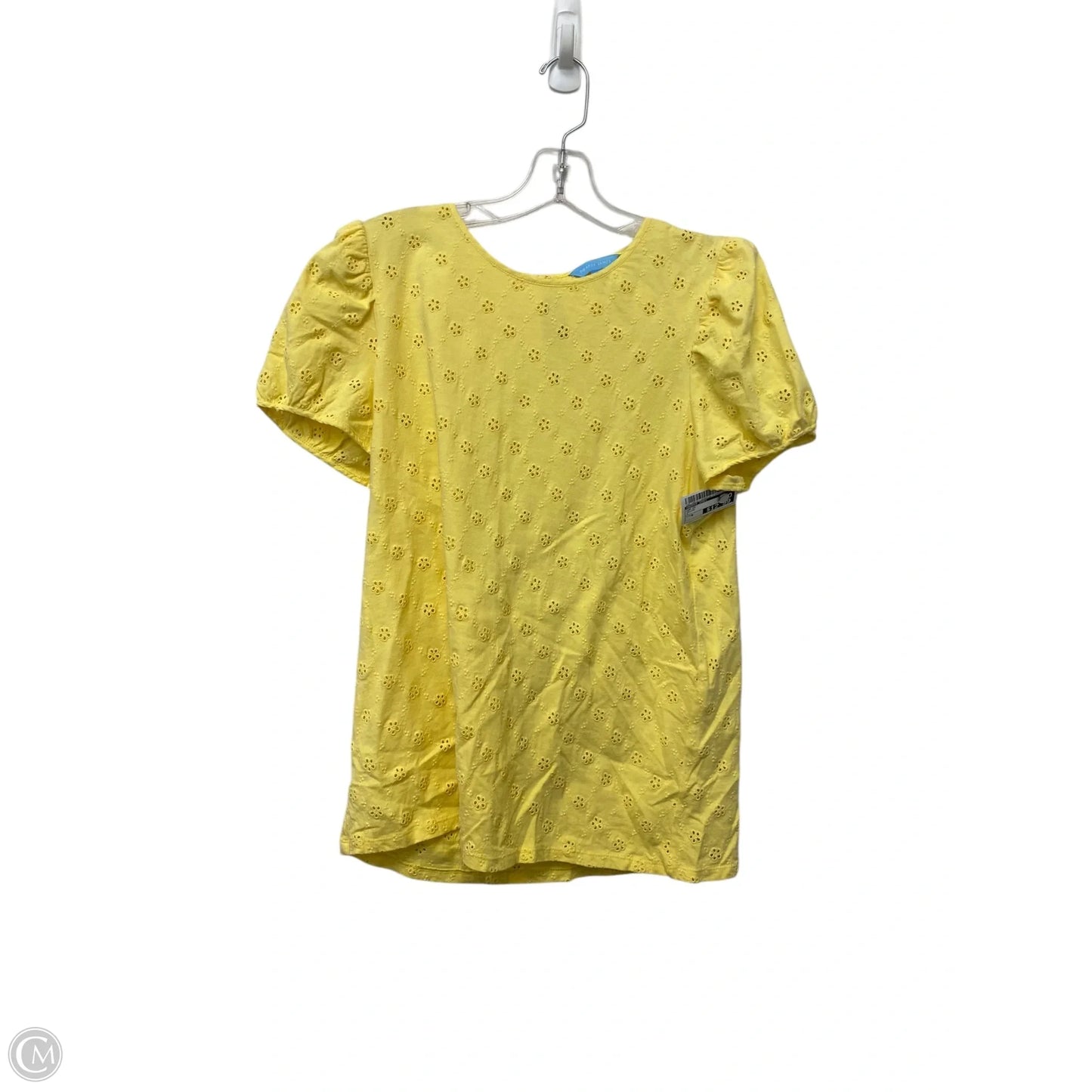 Top Short Sleeve By Draper James In Yellow, Size: M
