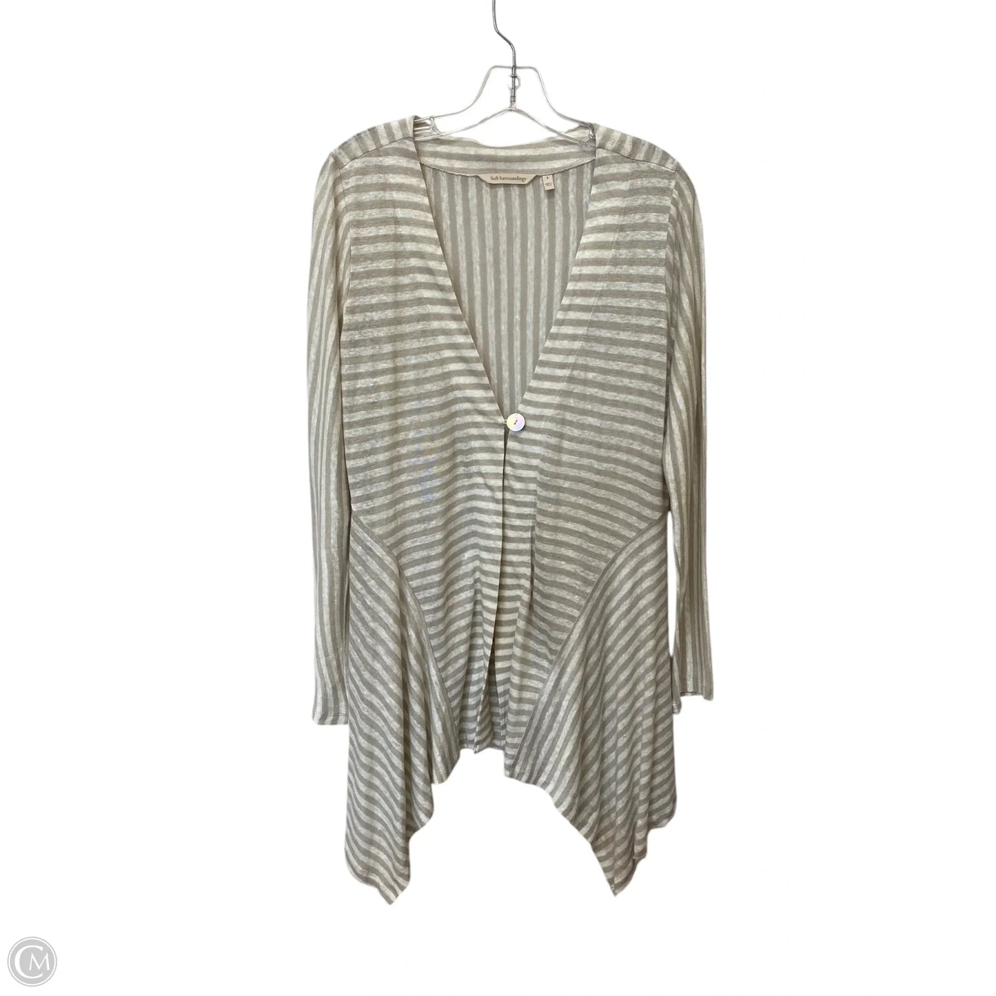 Shawl By Soft Surroundings In Striped Pattern, Size: S