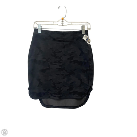 Athletic Skirt By Lululemon In Camouflage Print, Size: 4