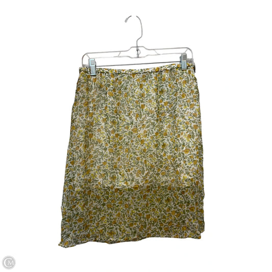 Skirt Midi By J. Crew In Floral Print, Size: S