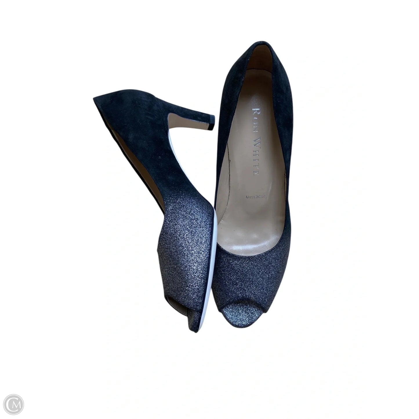 Shoes Heels Stiletto By Clothes Mentor In Black & Silver, Size: 6.5