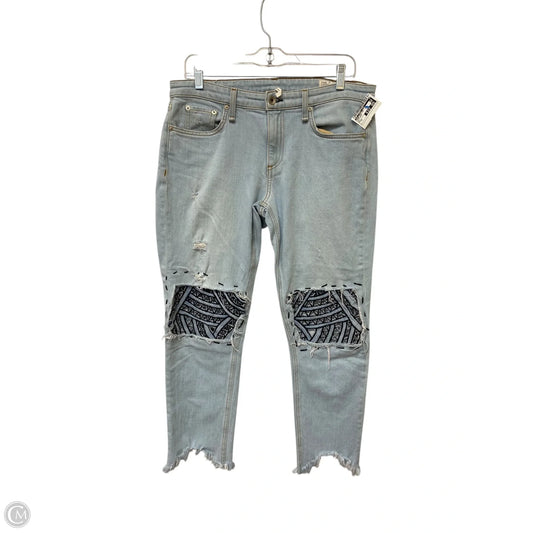 Jeans Boot Cut By Rag & Bones Jeans In Blue Denim, Size: 6