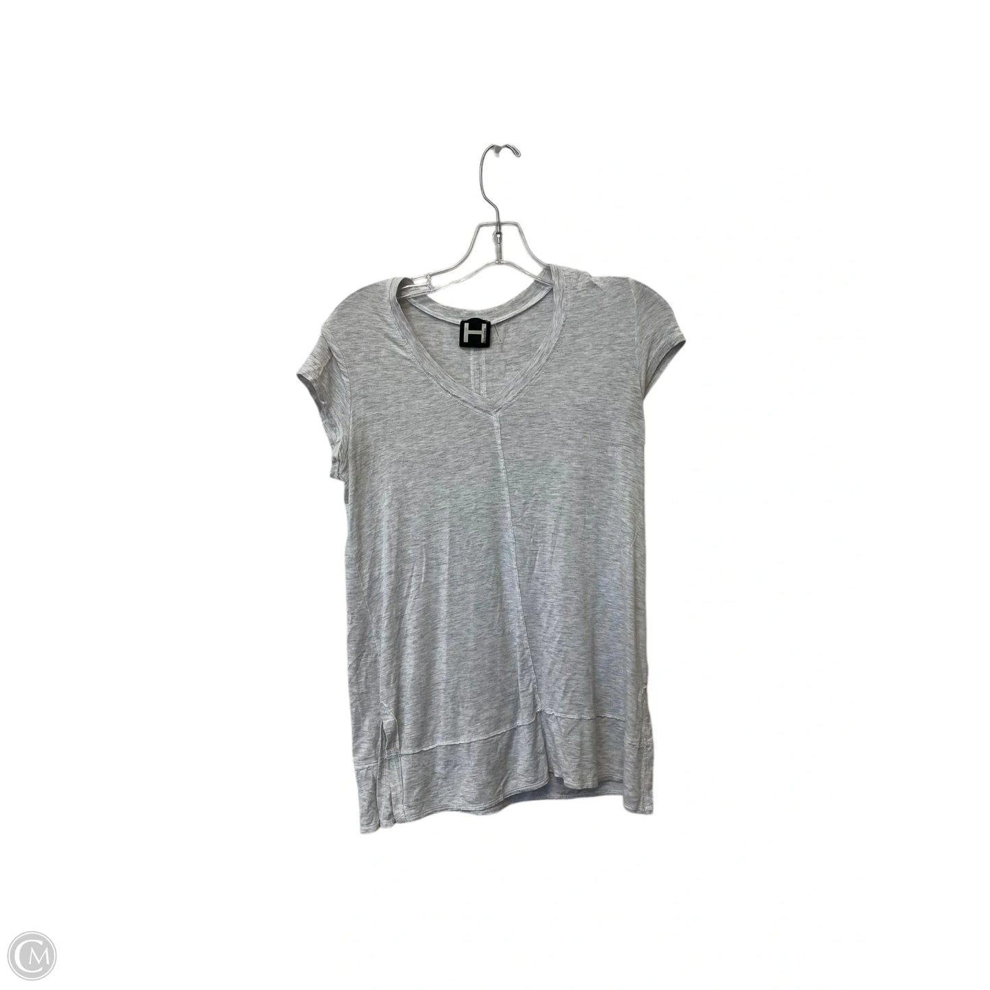 Top Short Sleeve Basic By Bordeaux In Grey, Size: Xs