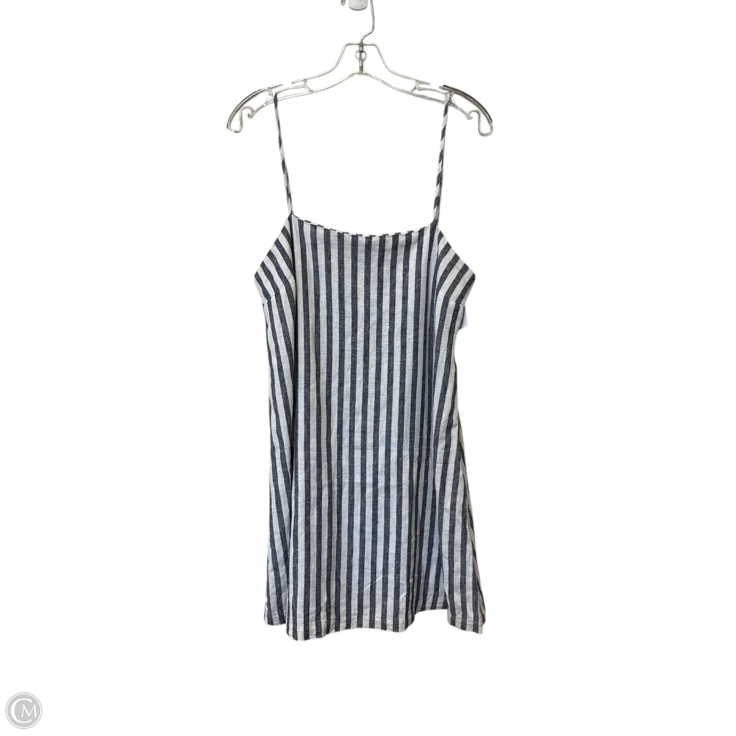 Dress Casual Midi By A New Day In Striped Pattern, Size: M