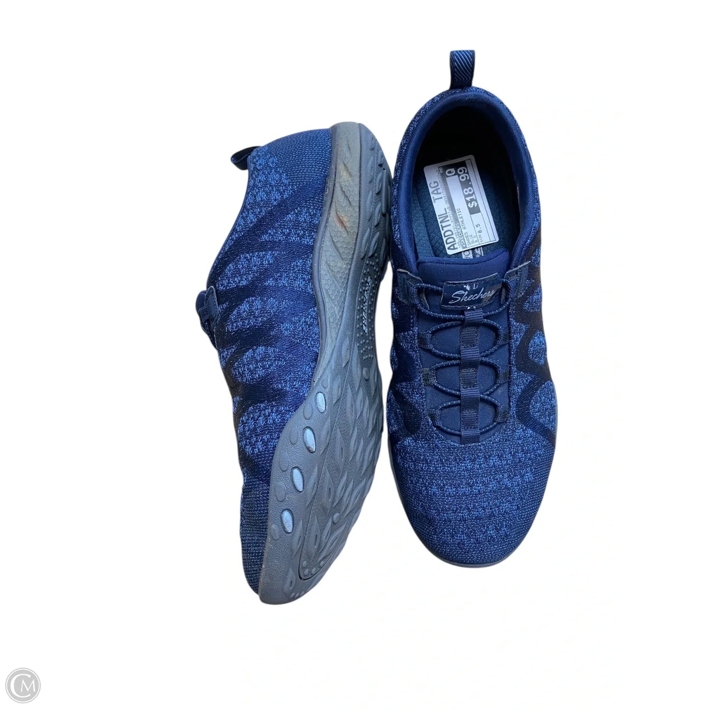 Shoes Athletic By Skechers In Blue, Size: 8.5