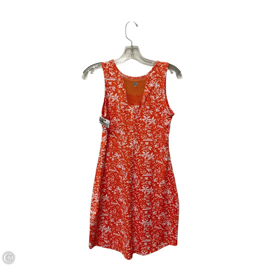 Dress Casual Midi By Columbia In Orange, Size: Xs