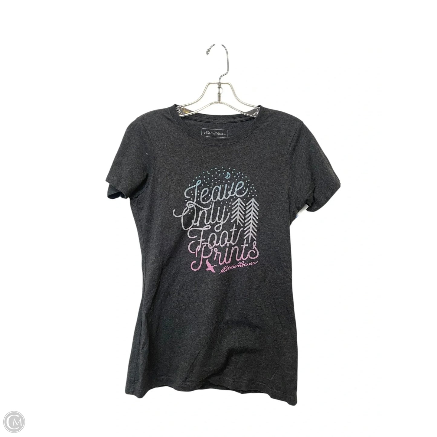 Top Short Sleeve Basic By Eddie Bauer In Grey, Size: S