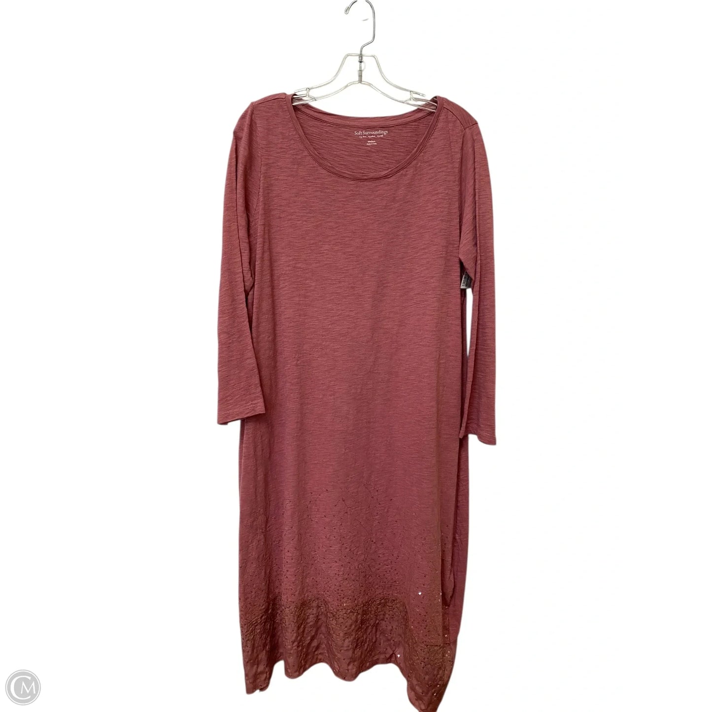 Dress Casual Midi By Soft Surroundings In Pink, Size: M