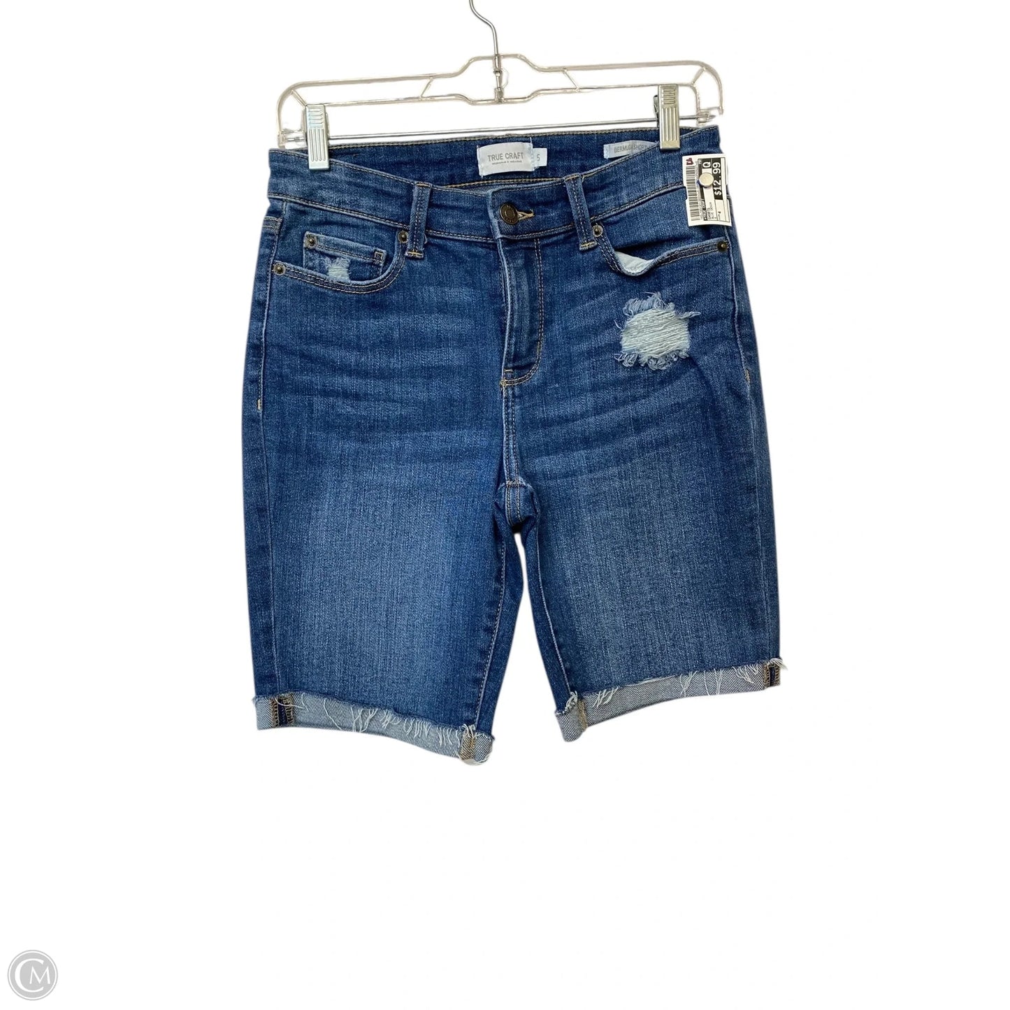 Shorts By True Craft In Blue Denim, Size: 4