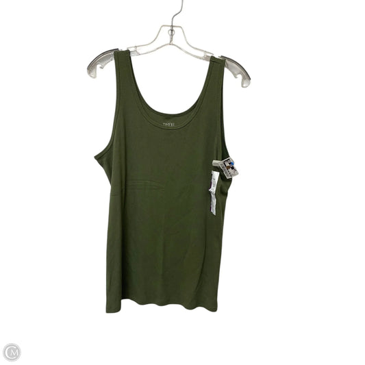 Tank Top By Time And Tru In Green, Size: Xxl