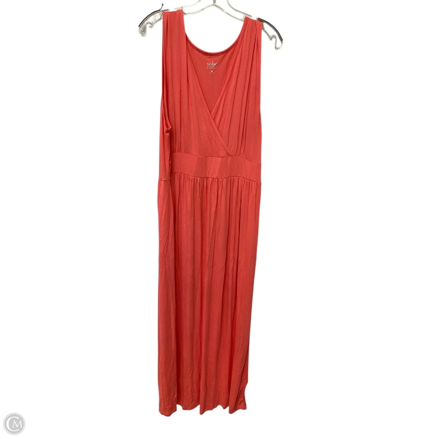 Dress Casual Maxi By Soho Design Group In Pink, Size: Xxl