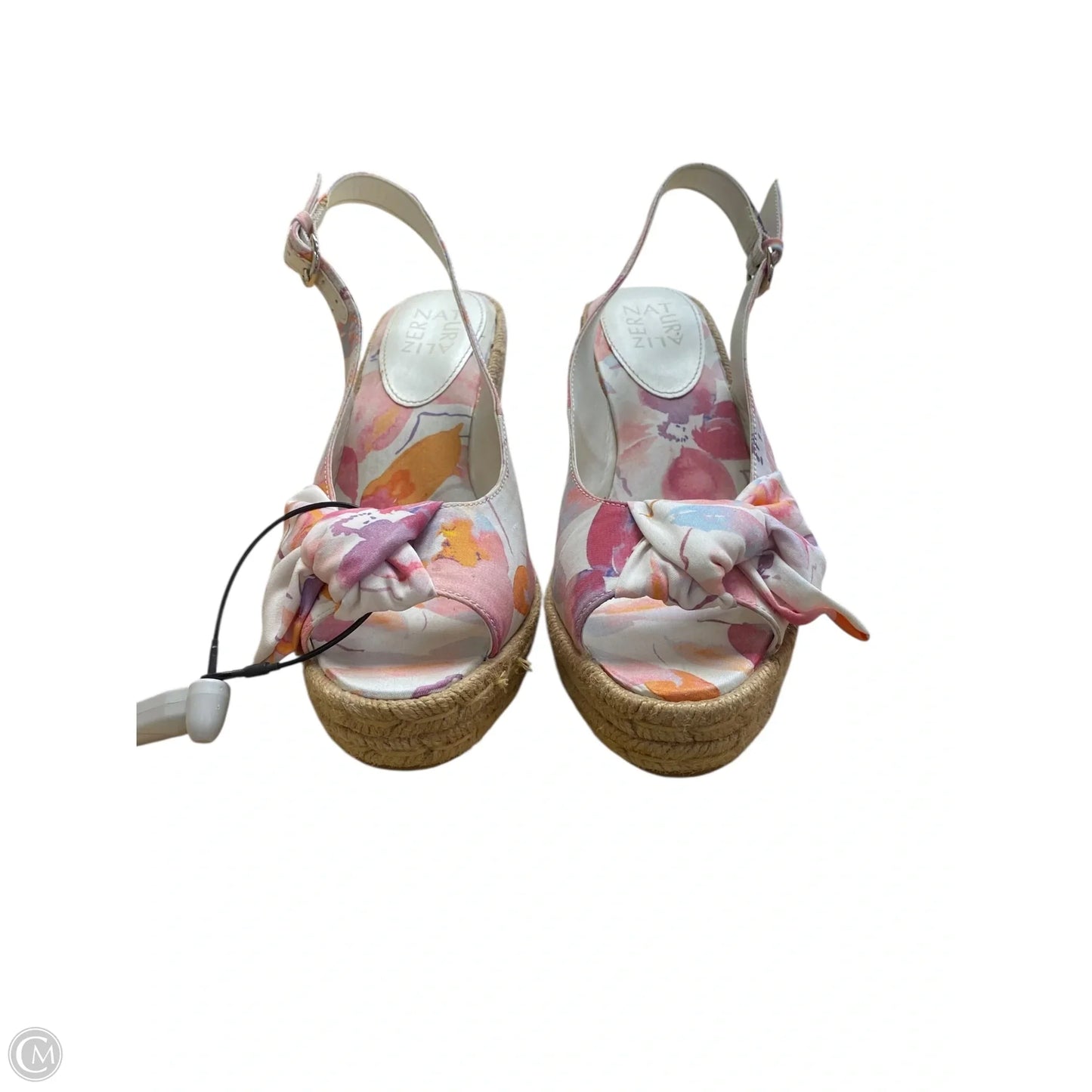 Shoes Heels Wedge By Naturalizer In Floral Print, Size: 7.5