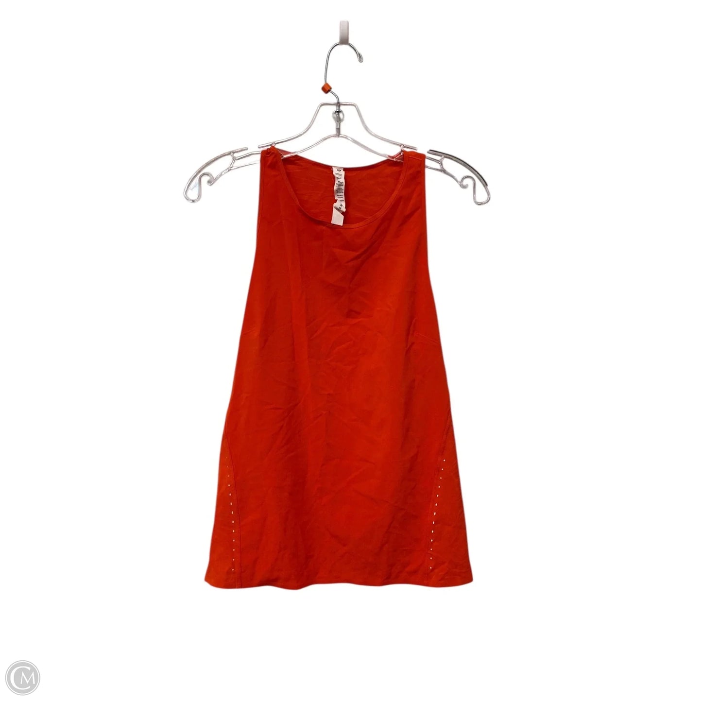 Athletic Tank Top By Lululemon In Orange, Size: 8