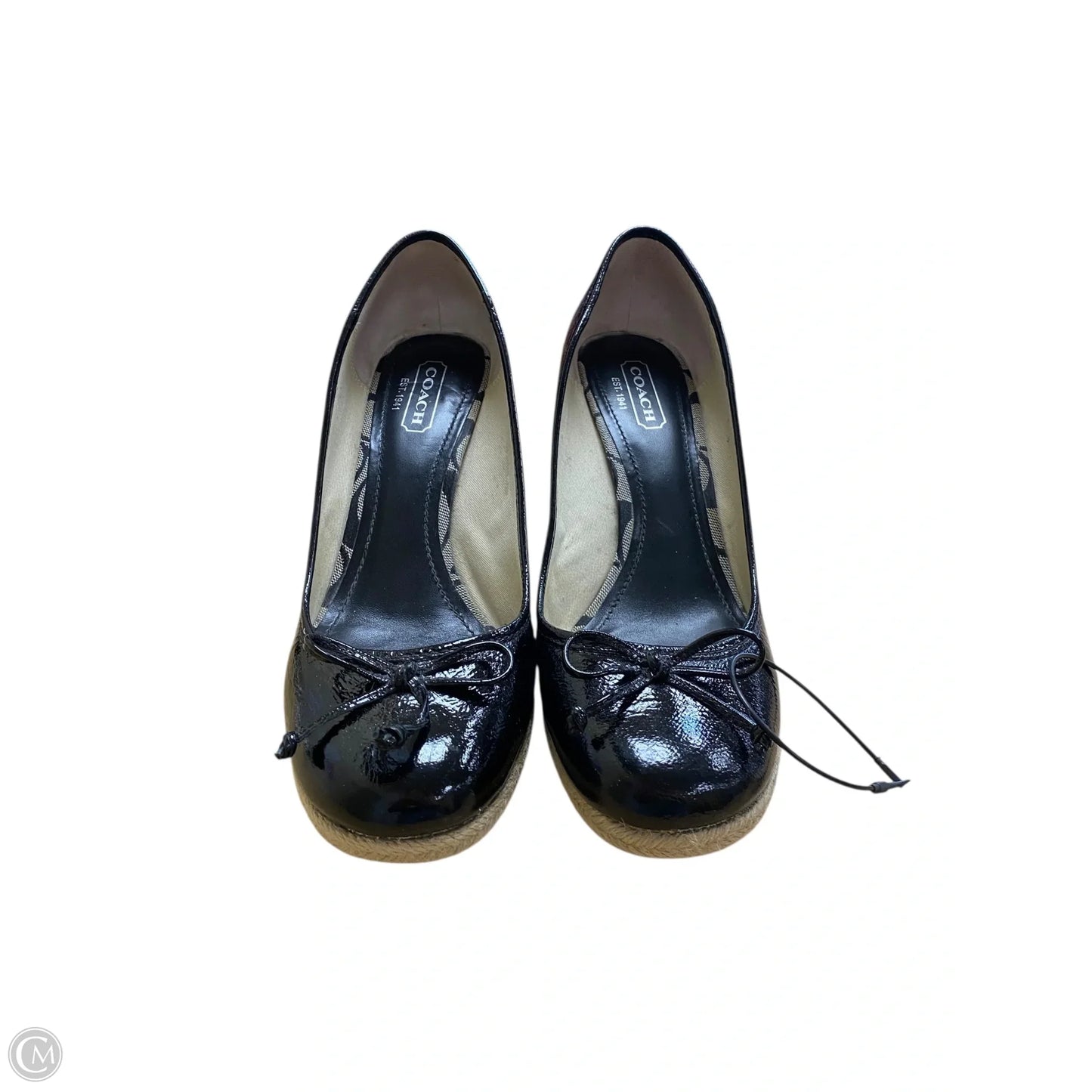 Shoes Designer By Coach In Black, Size: 10