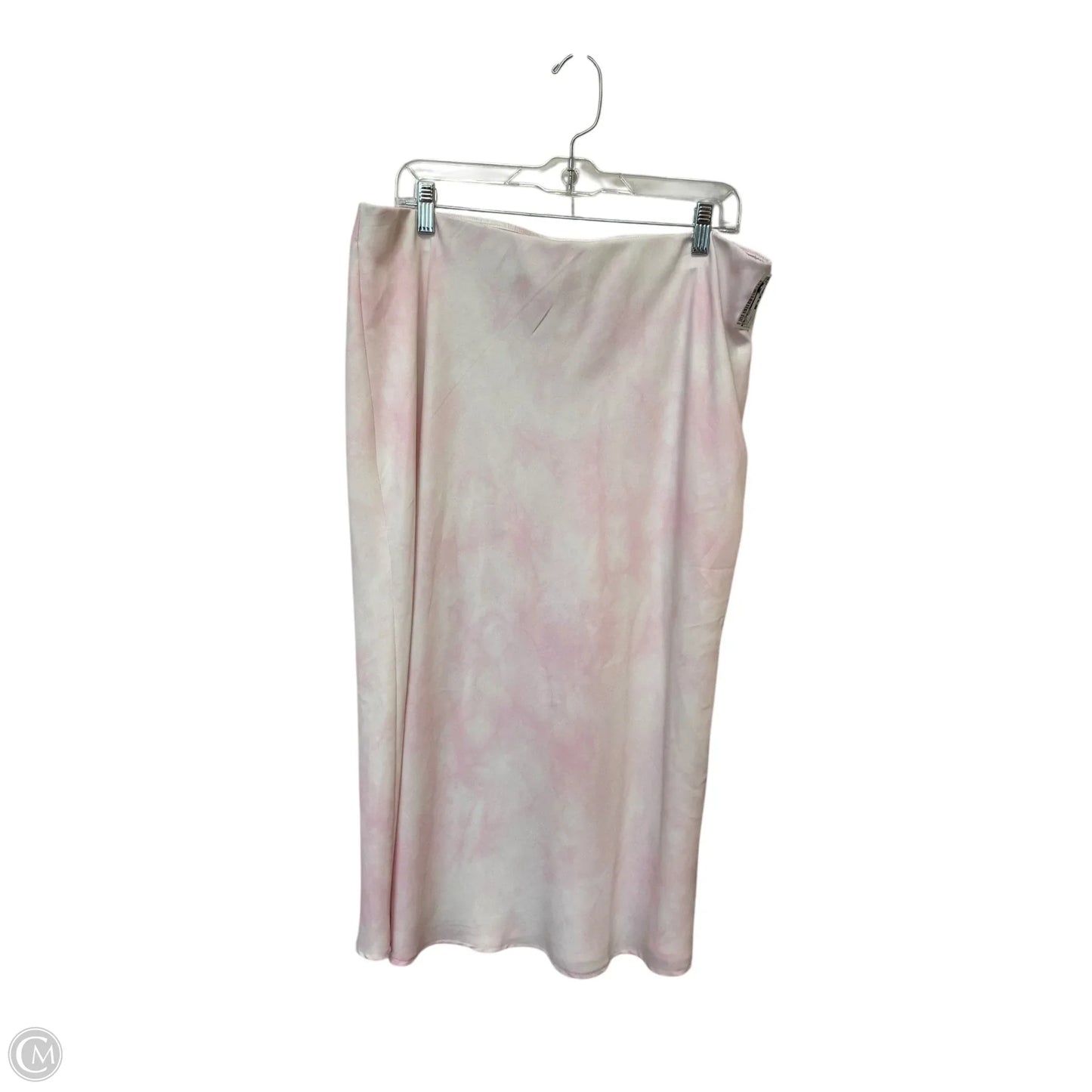 Skirt Maxi By A New Day In Pink, Size: Xxl