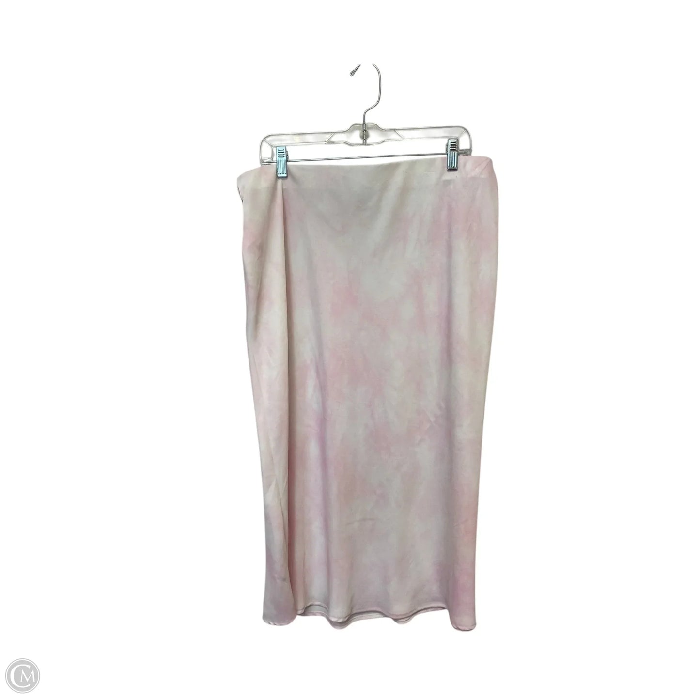 Skirt Maxi By A New Day In Pink, Size: Xxl