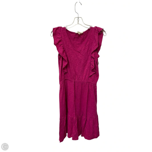 Dress Casual Short By Loft In Pink, Size: S