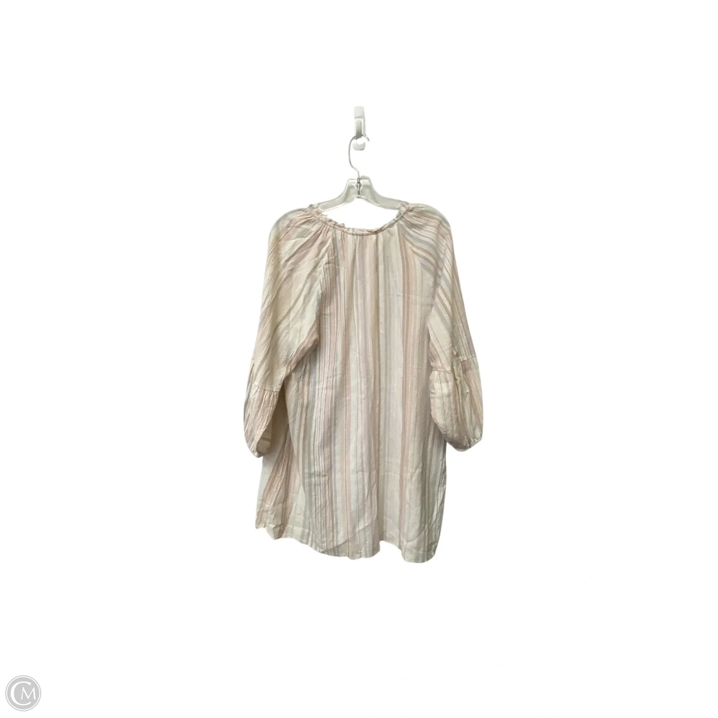 Dress Casual Short By Loft In Striped Pattern, Size: L