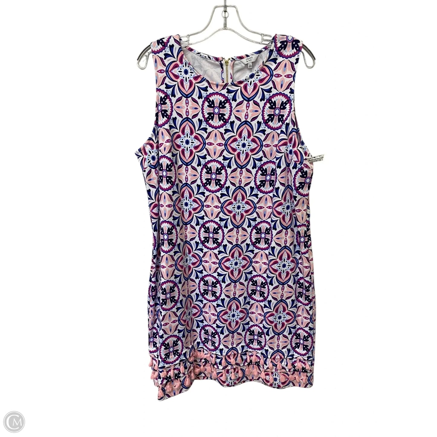 Dress Casual Short By Crown And Ivy In Multi-colored, Size: Xl