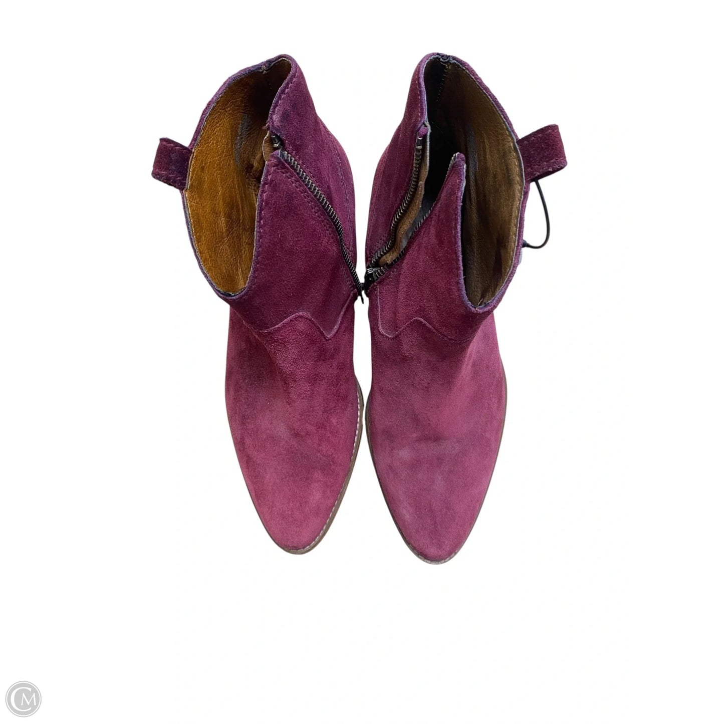 Boots Western By Madewell In Maroon, Size: 7
