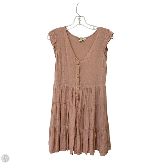 Dress Casual Short By Sweet Wanderer In Pink, Size: M