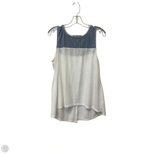 Tank Top By Coin In White, Size: L