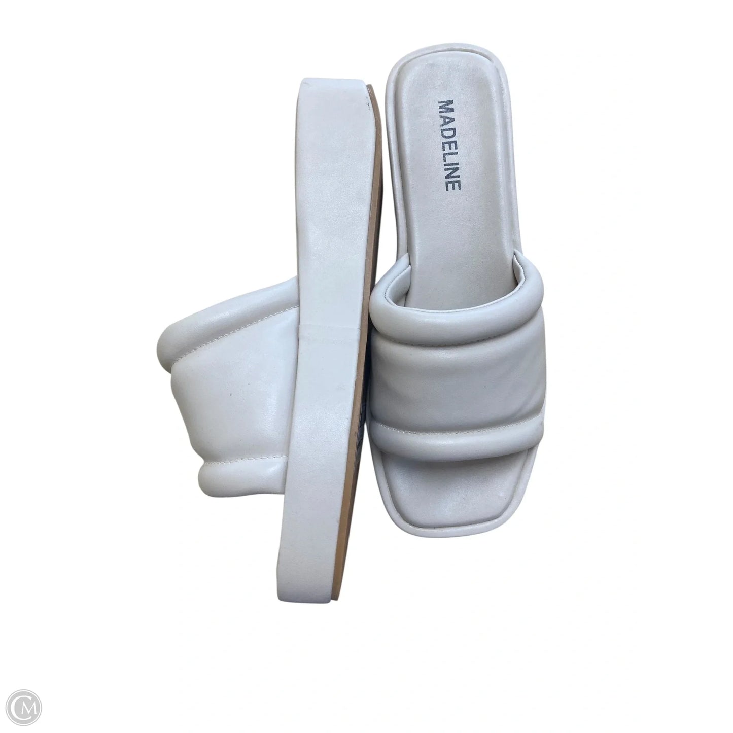 Sandals Flats By Madeline In Cream, Size: 7.5