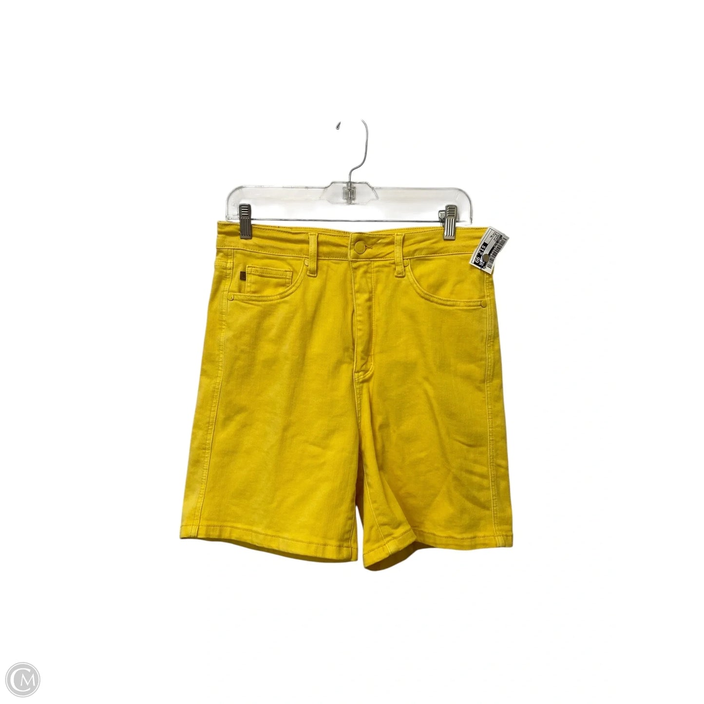 Shorts By Judy Blue In Yellow, Size: Xl