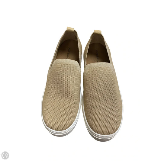 Shoes Flats By Lane Bryant In Gold, Size: 10