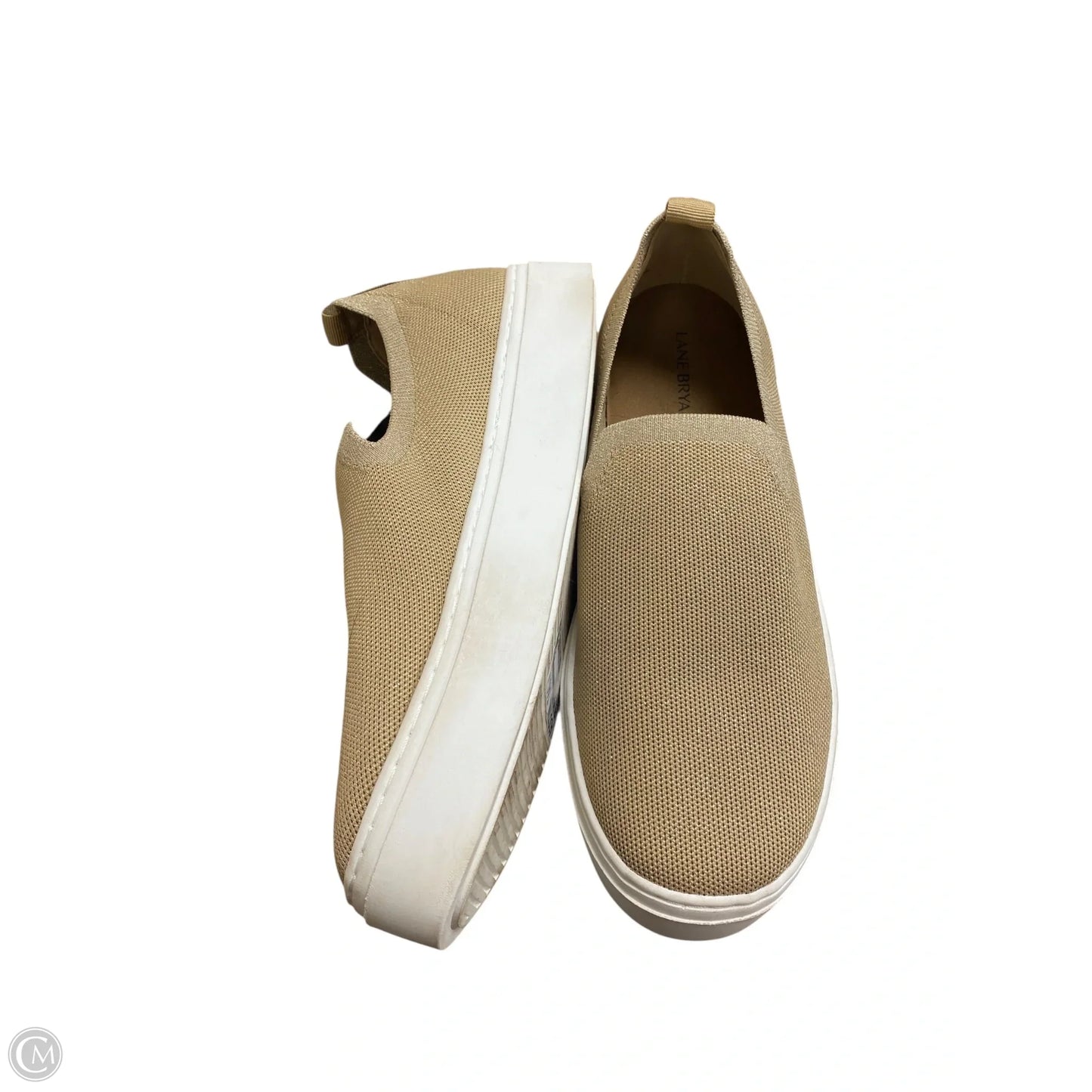 Shoes Flats By Lane Bryant In Gold, Size: 10