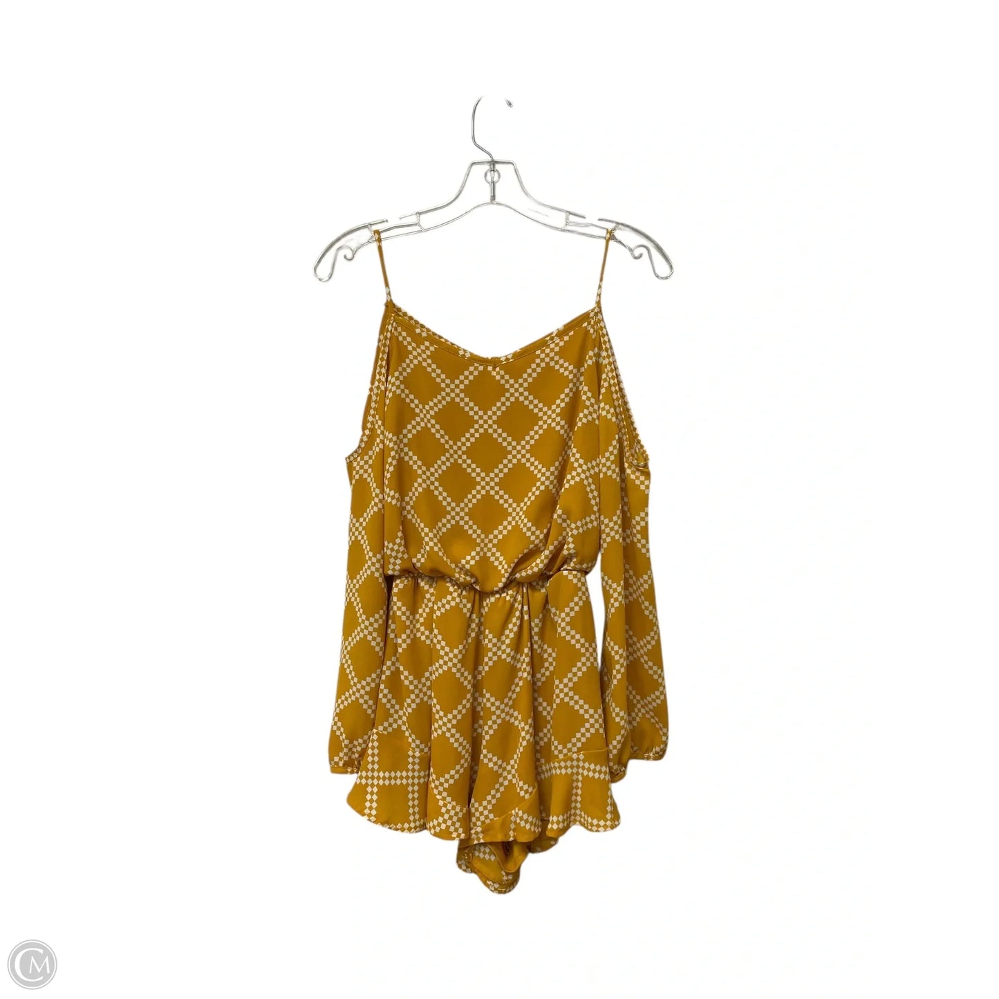 Romper By Clothes Mentor In Yellow, Size: S