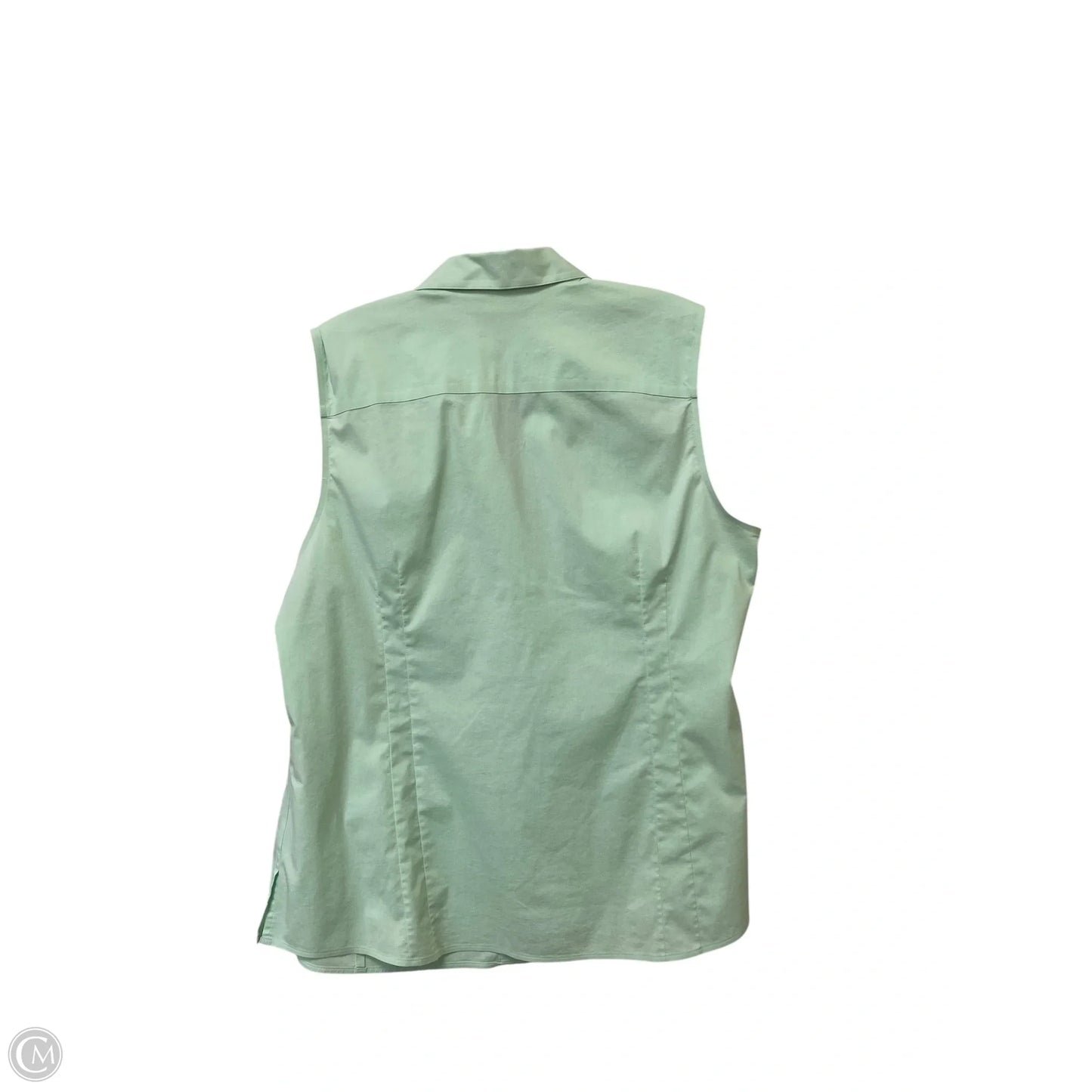 Top Sleeveless Basic By Foxcroft In Green, Size: 16