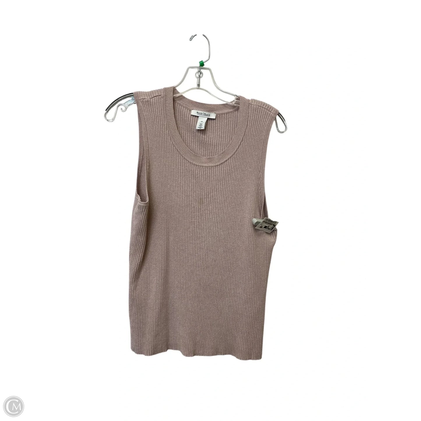 Top Sleeveless Basic By White House Black Market In Pink, Size: Xl